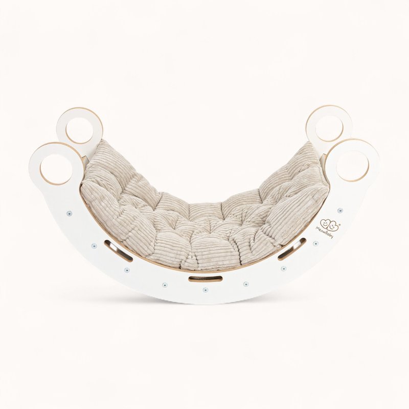 Arche Blanche Montessori Bébé Coussin Beige