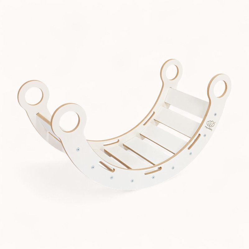 Arche d'Activité Blanche Montessori Coussin Grise