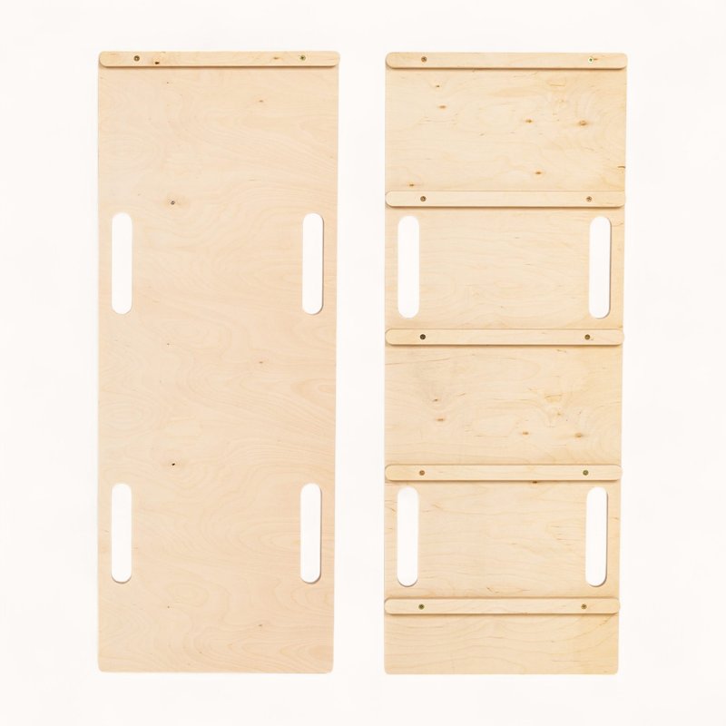 Arche d'Escalade Montessori avec Rampe Rose Evolutive