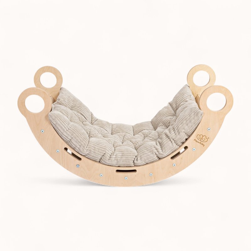 Arche d'Escalade Montessori Coussin Beige