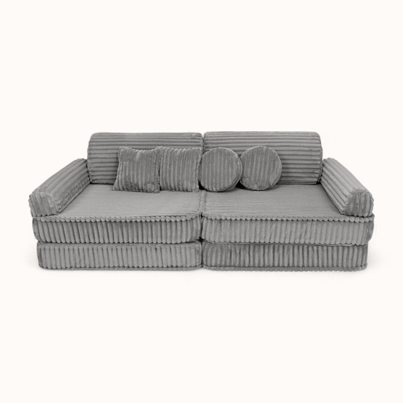 Canapé Cabane pour Enfant gris perle