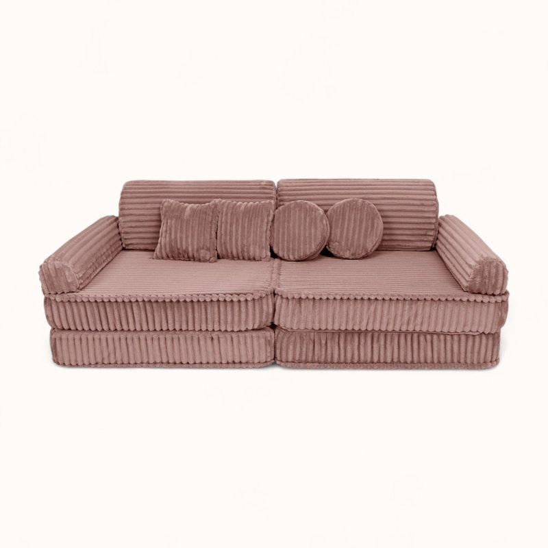 Canapé Cabane pour Enfant vieux rose