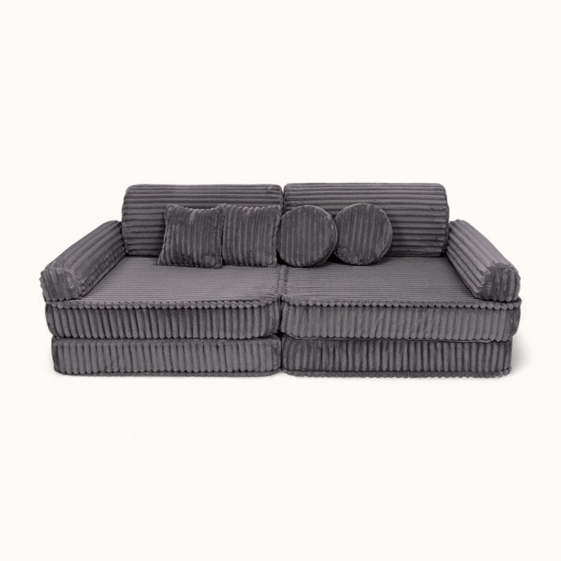 Canapé Cabane pour Enfant gris anthracite