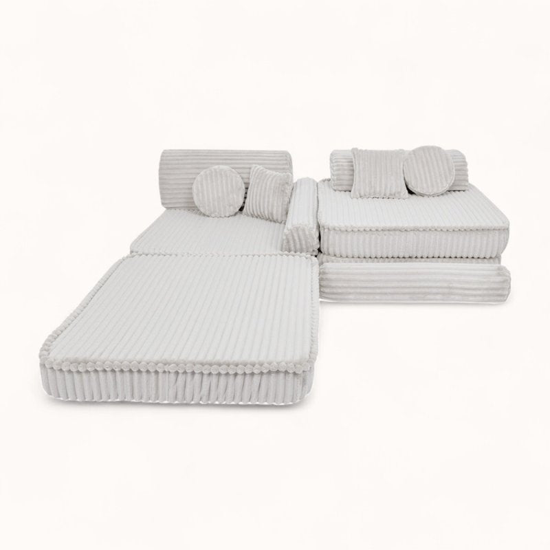 Canapé Cabane pour Enfant blanc crème