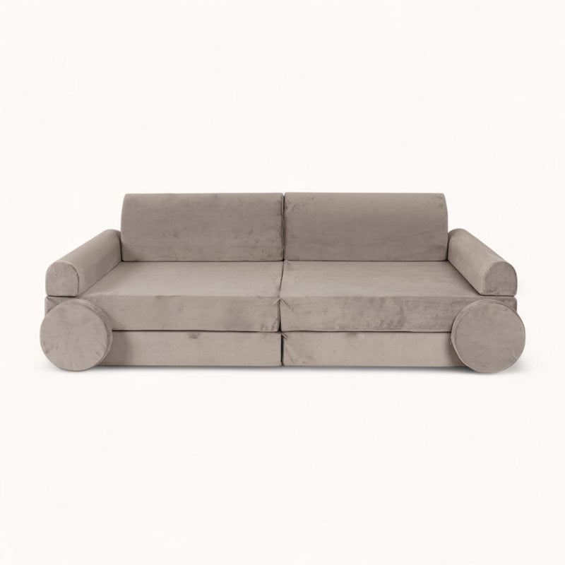 Canapé Chauffeuse pour Enfant taupe