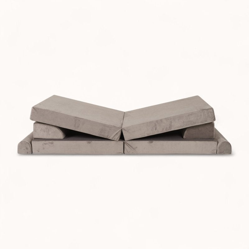 Canapé Chauffeuse pour Enfant taupe
