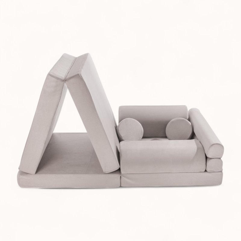 Canapé Chauffeuse pour Enfant gris