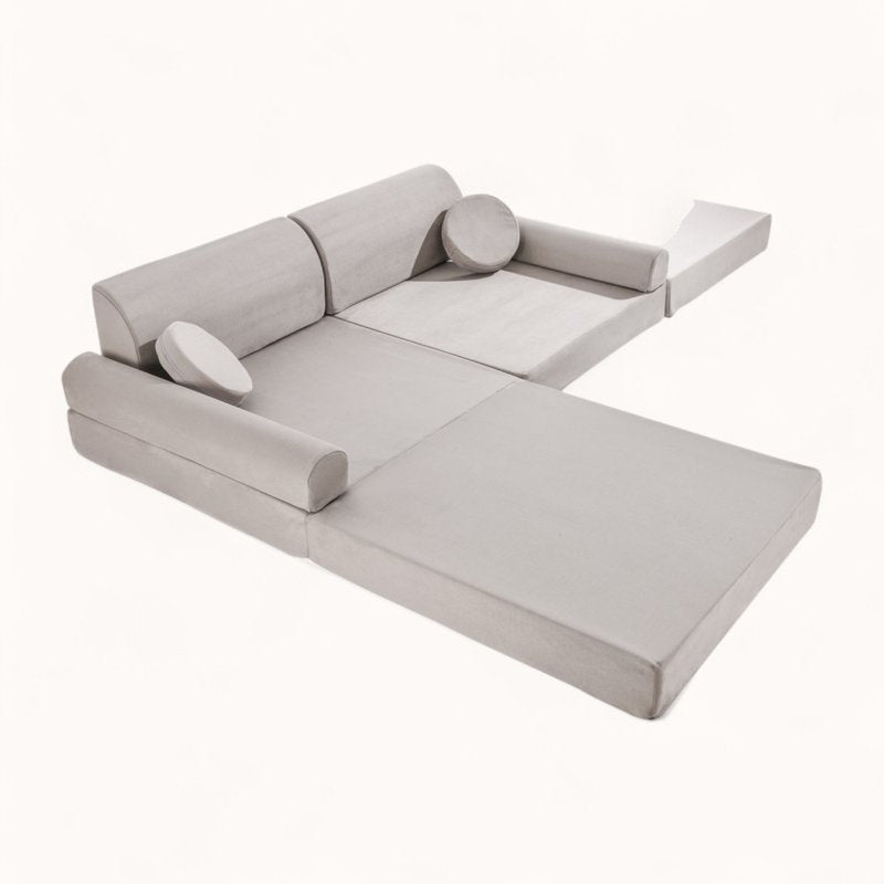 Canapé Chauffeuse pour Enfant gris