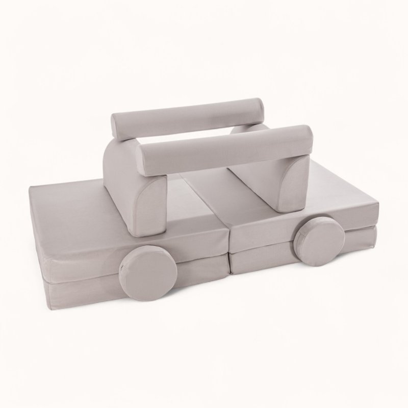 Canapé Chauffeuse pour Enfant gris