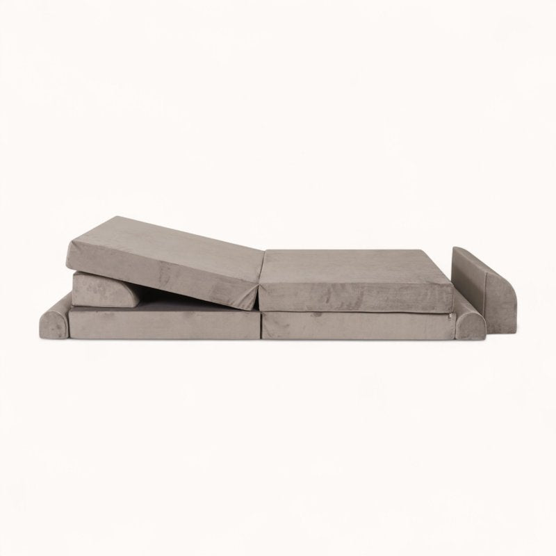 Canapé Chauffeuse pour Enfant taupe