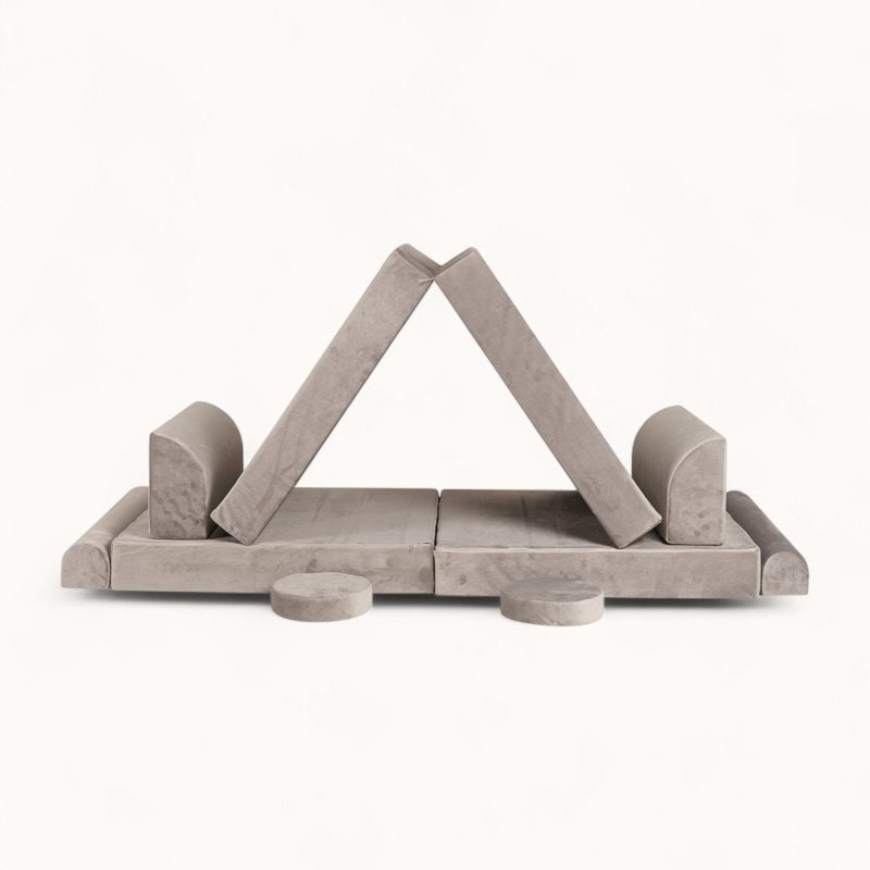 Canapé Chauffeuse pour Enfant taupe