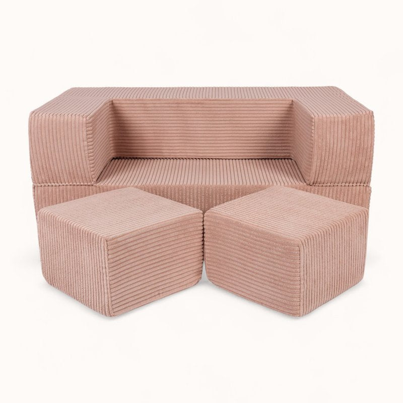 Canapé de Sol pour Enfant rose
