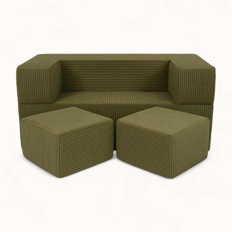 Canapé de Sol pour Enfant vert