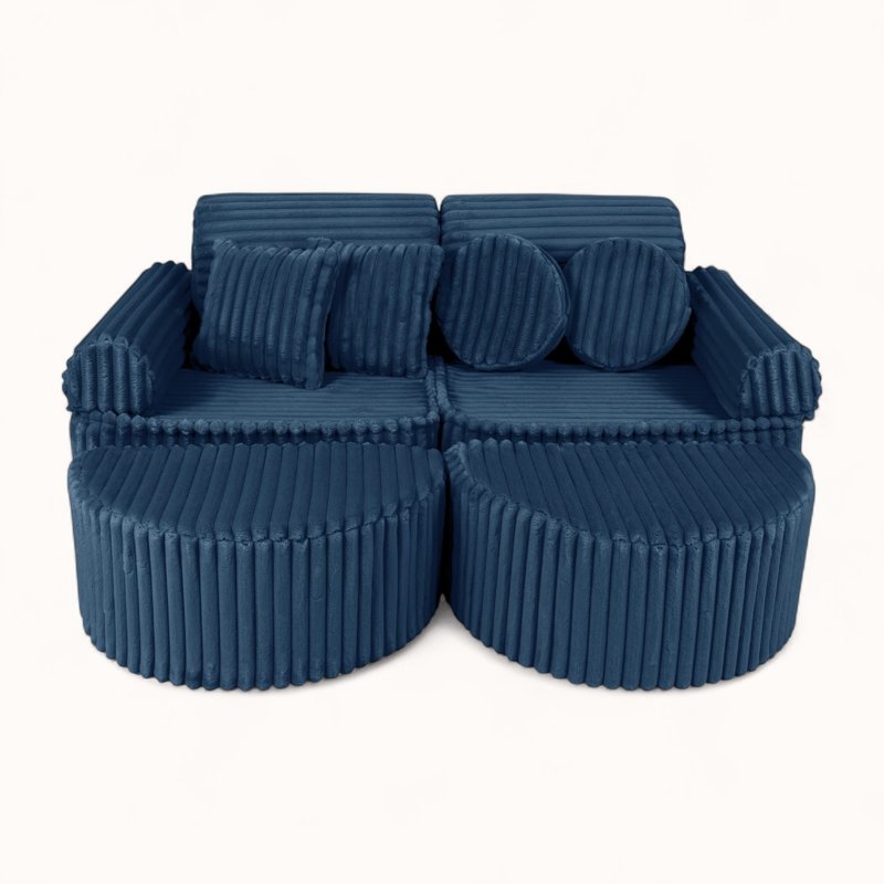 Canapé Double pour Enfant bleu nuit