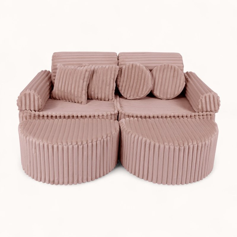 Canapé Double pour Enfant rose