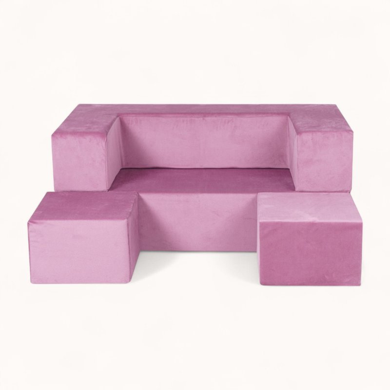Canapé en Mousse pour Enfant rose