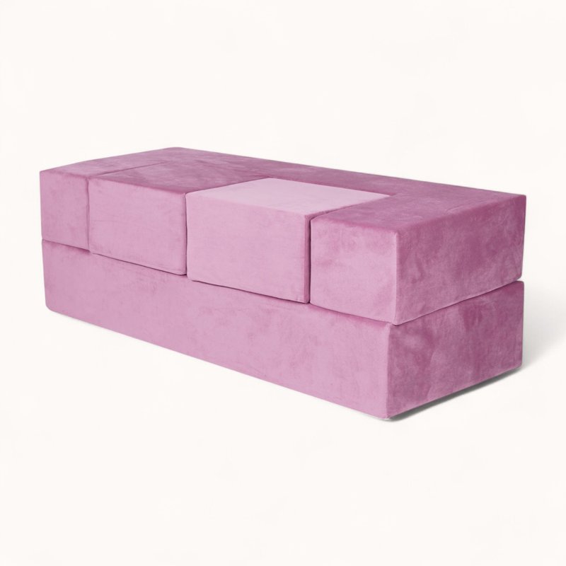 Canapé en Mousse pour Enfant rose