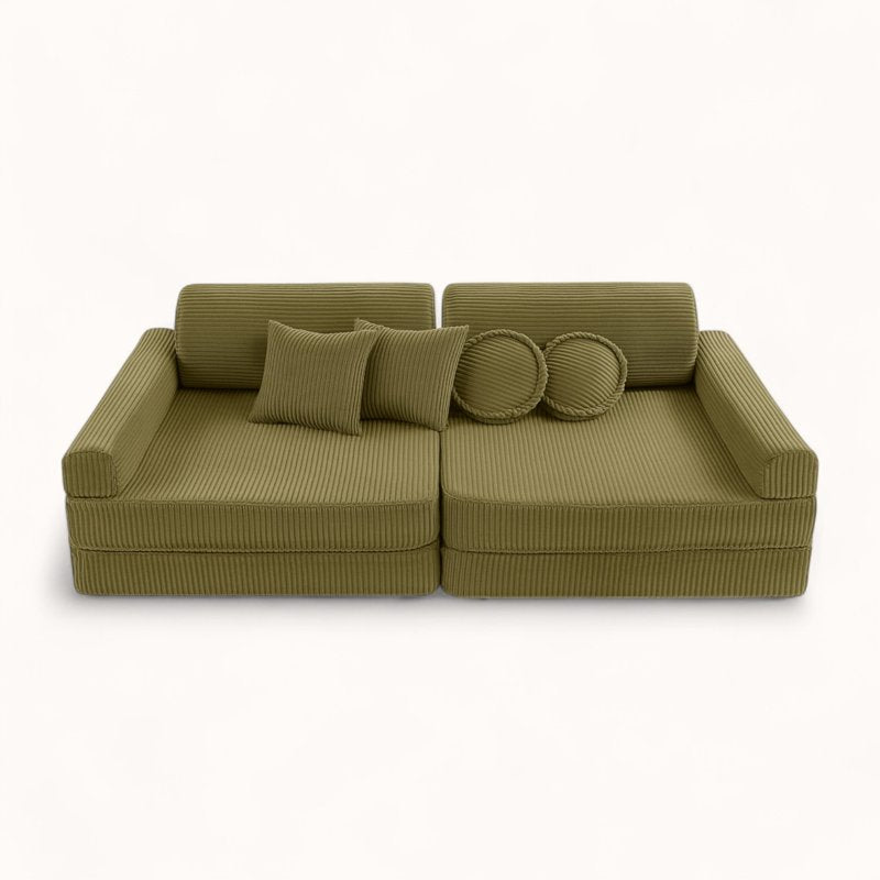 Canapé Lit pour Enfant kaki