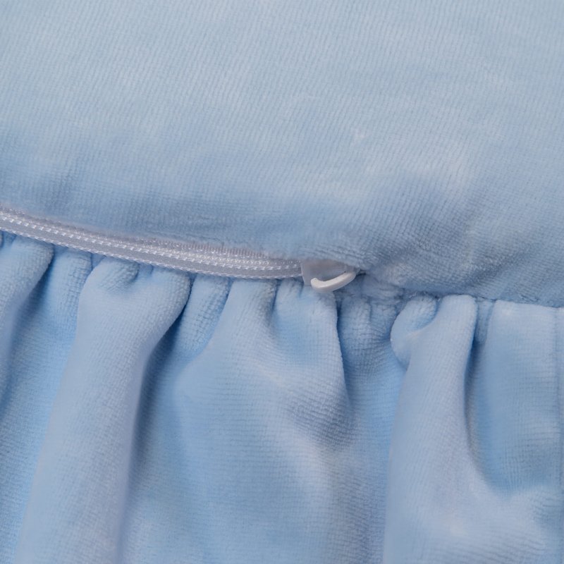 Coussin de Motricité Bébé Velours Bleu Ciel