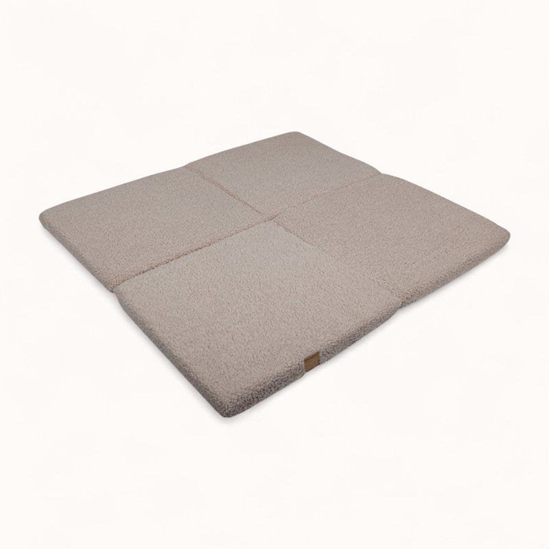 Grand Tapis de Motricité Velours Cotelé Bébé Pliable