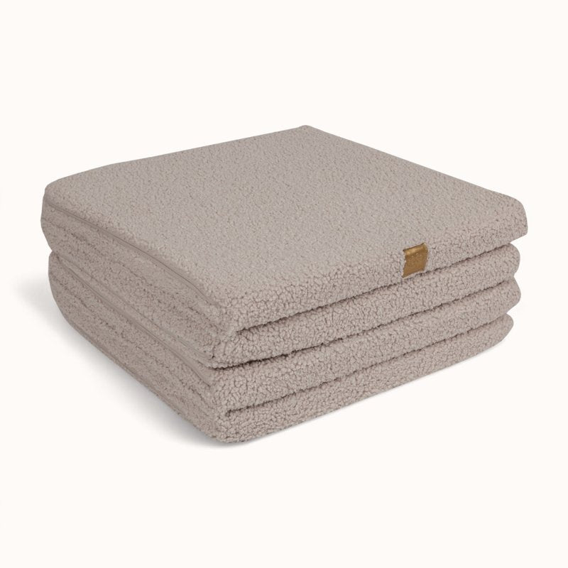Grand Tapis de Motricité Velours Cotelé Bébé Pliable