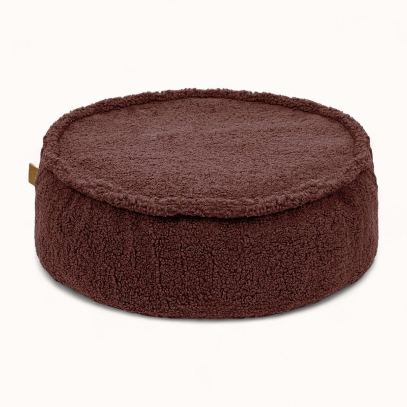 Pouf Chambre de Bébé en Tissu Bouclette terracotta