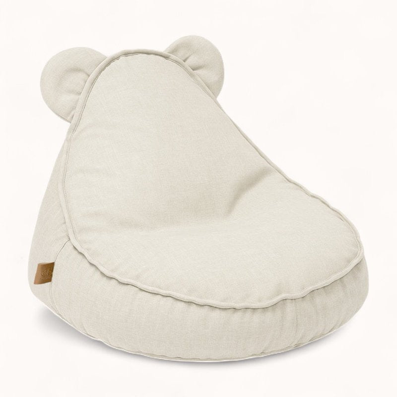 Pouf de Lecture pour Enfant en Tissu Technique beige