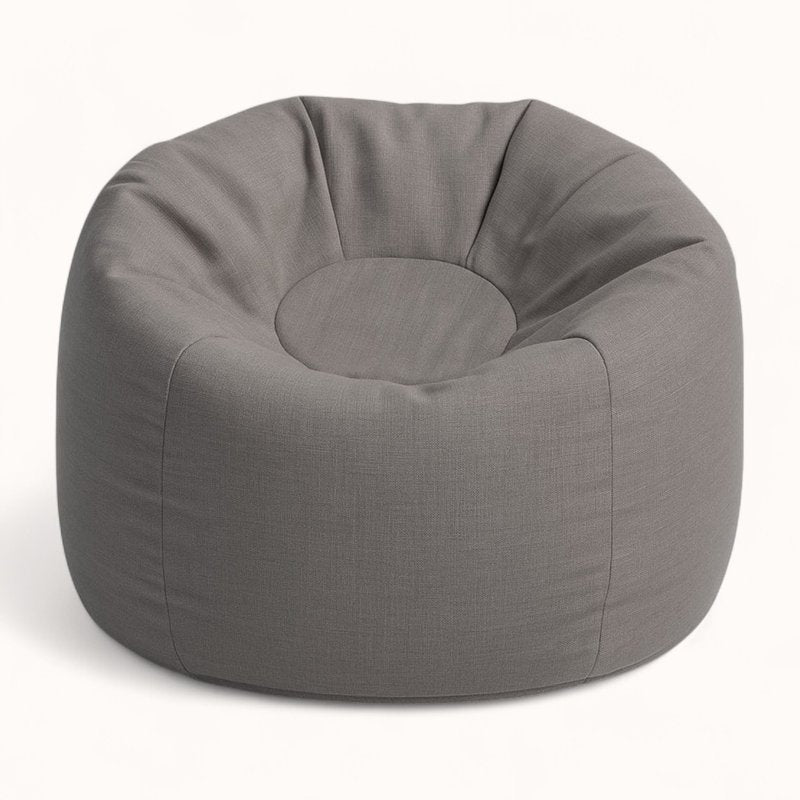 Pouf de Salon pour Enfant en Tissu Technique marron