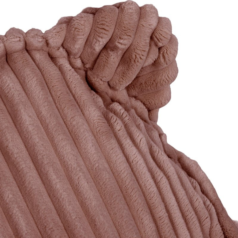 Pouf Peluche pour Enfant en Velours Boudoir terracotta