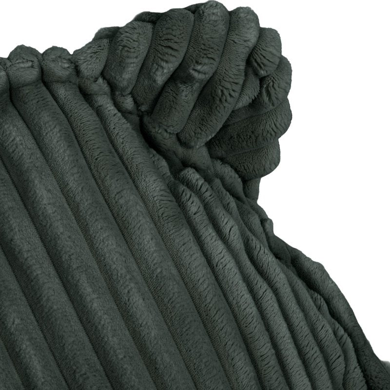 Pouf Peluche pour Enfant en Velours Boudoir vert forêt