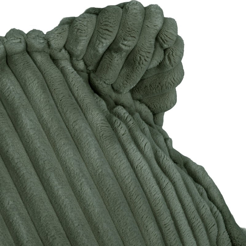 Pouf Peluche pour Enfant en Velours Boudoir vert sauge