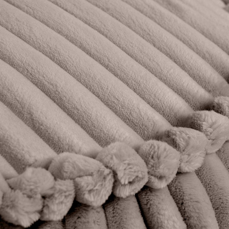 Pouf Peluche pour Enfant en Velours Boudoir beige sable