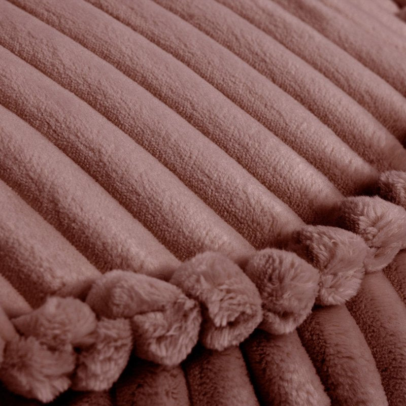 Pouf Peluche pour Enfant en Velours Boudoir terracotta