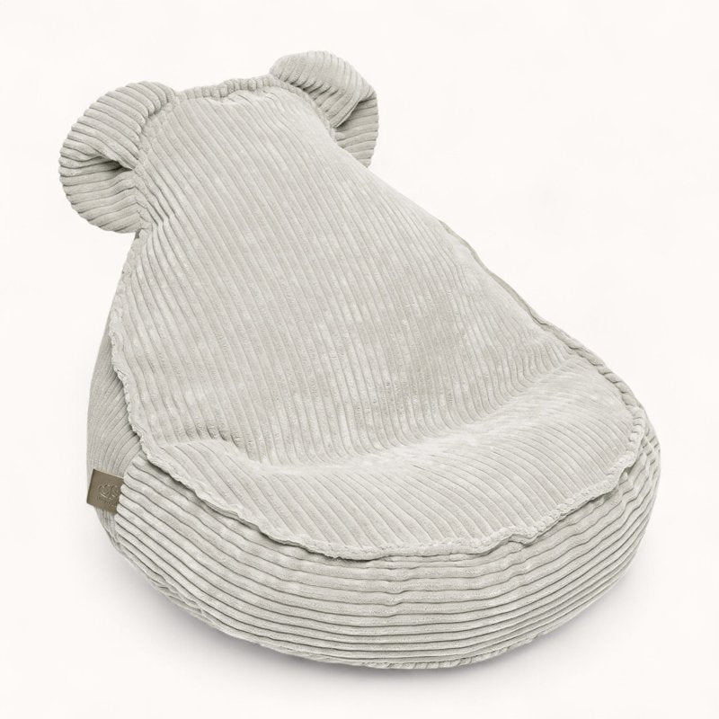 Pouf pour Chambre d'Enfant en Velours Côtelé beige