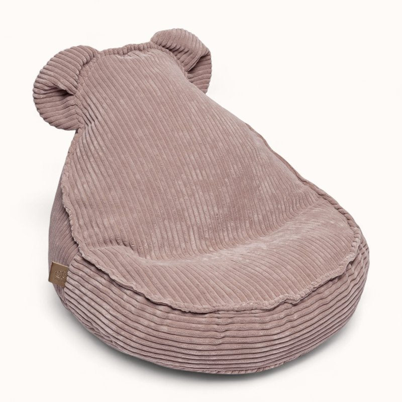 Pouf pour Chambre d'Enfant en Velours Côtelé rose