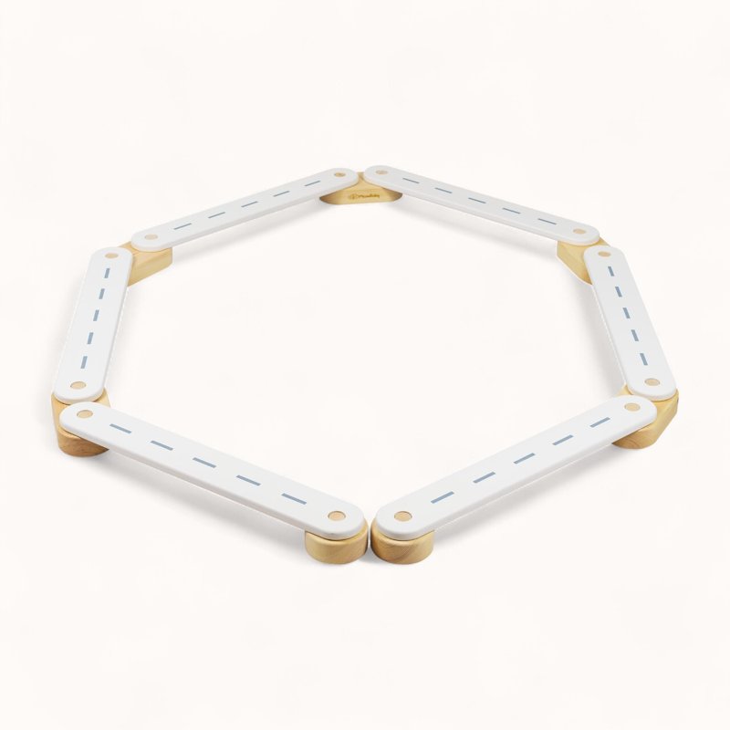 Poutre d'Équilibre Blanche - 6 pièces
