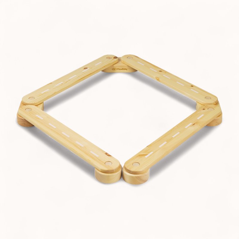 Poutre d'Équilibre Bois - 4 pièces