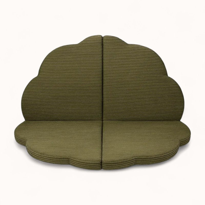 Tapis de Motricité Bébé Épais Nuage Kaki