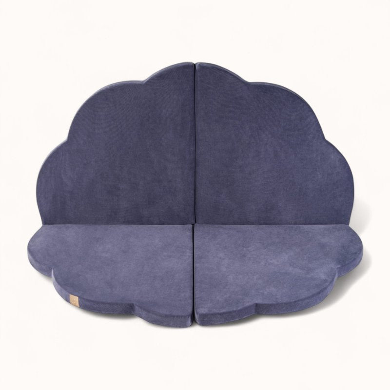 Tapis de Motricité Bébé Pliable Nuage Bleu
