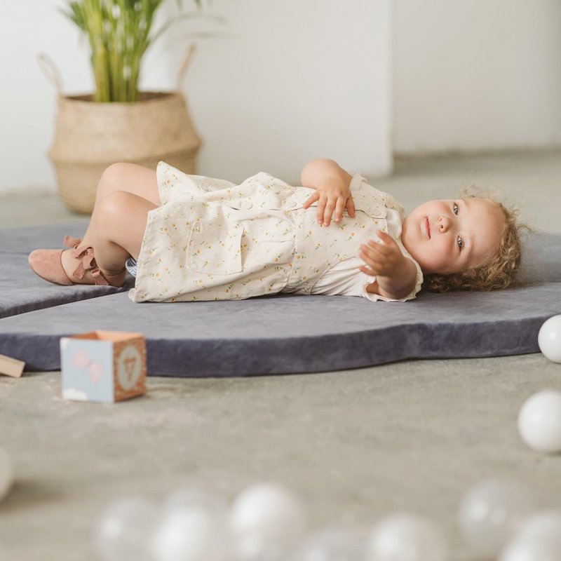 Tapis de Motricité Bébé Pliable Nuage Bleu