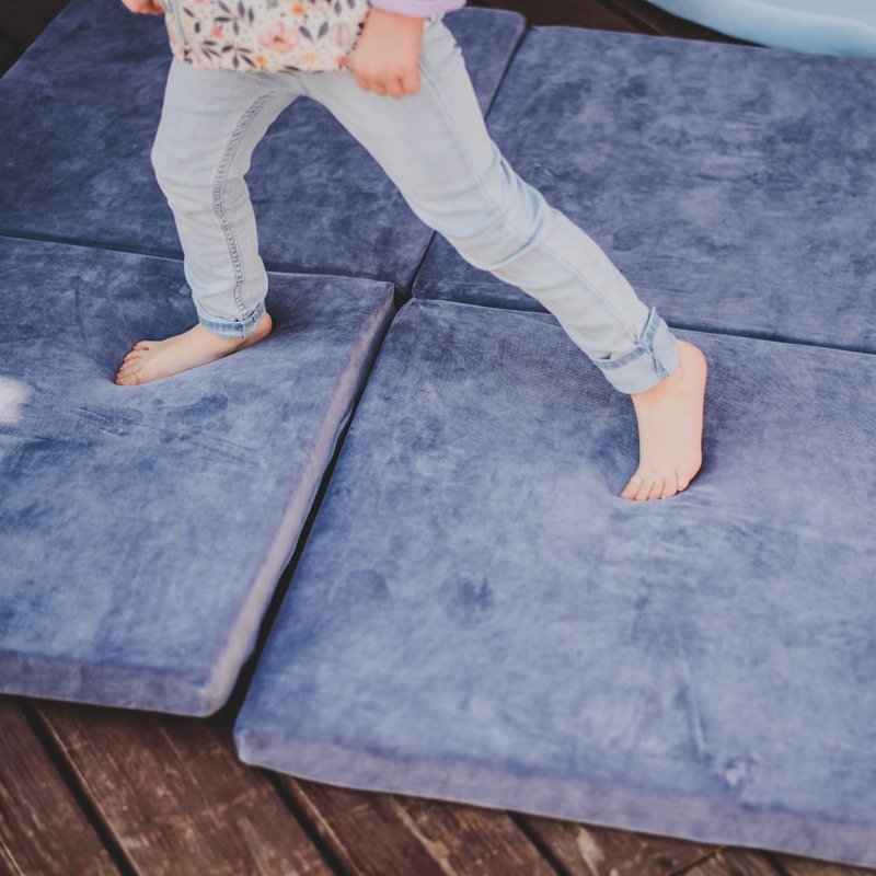 Tapis de Motricité Pliable Bleu