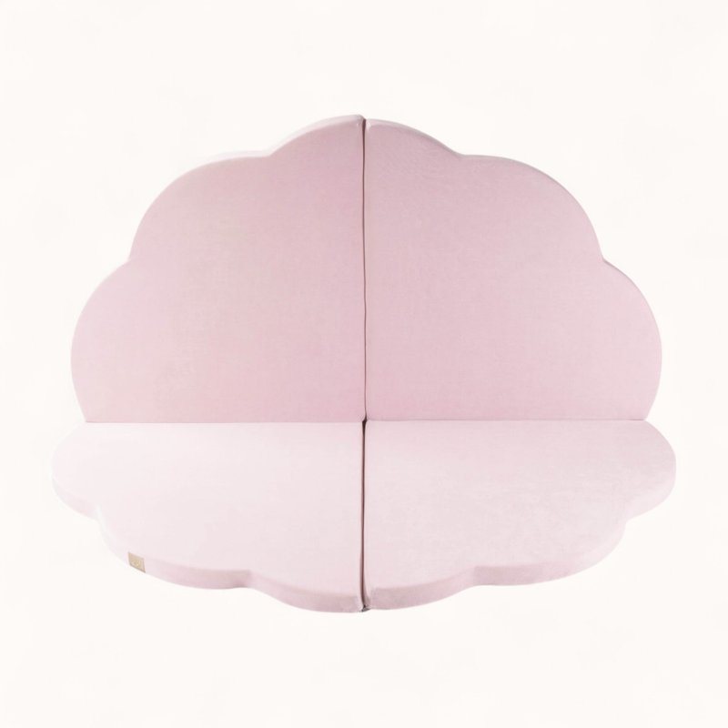 Tapis de Sol Bébé Epais Velours Rose