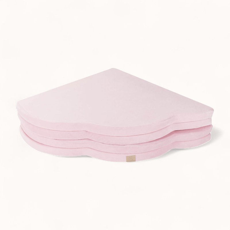 Tapis de Sol Bébé Epais Velours Rose