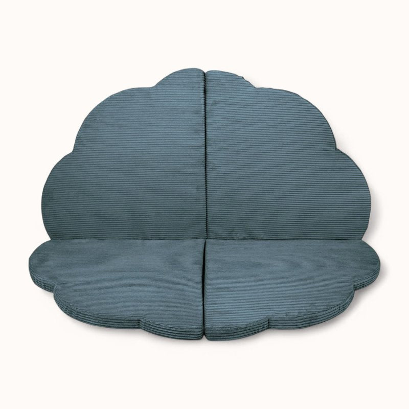 Tapis d'Eveil Bébé Pliable Nuage Bleu