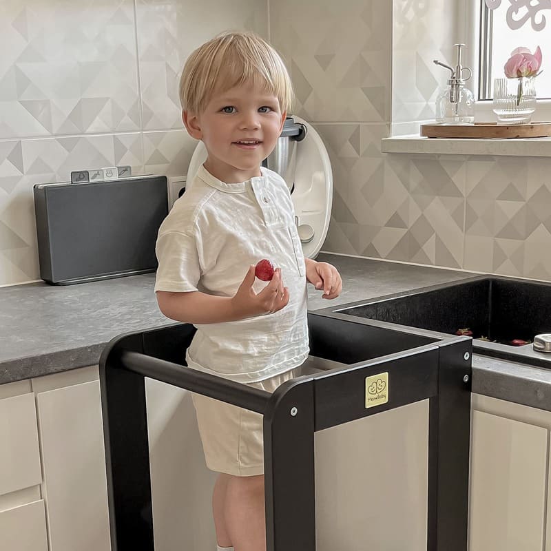 tour d'observation noir cuisine pour enfant