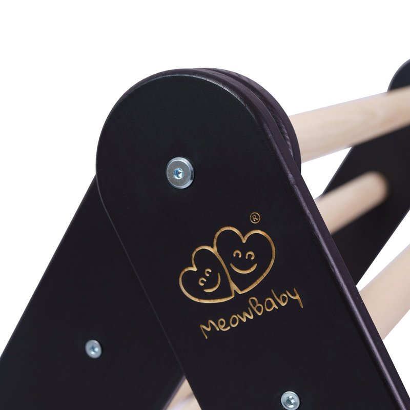 Triangle de Pikler Pliable Noir