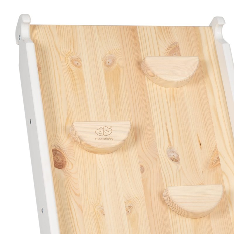 Triangle de Pikler Toboggan Blanc