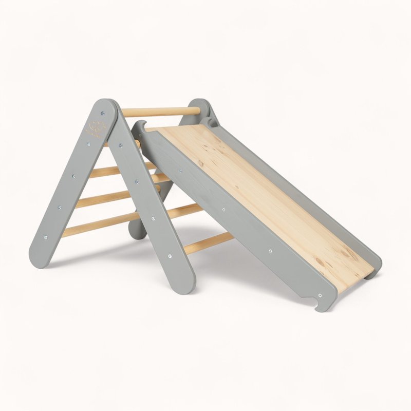 Triangle d'Escalade en Bois Gris