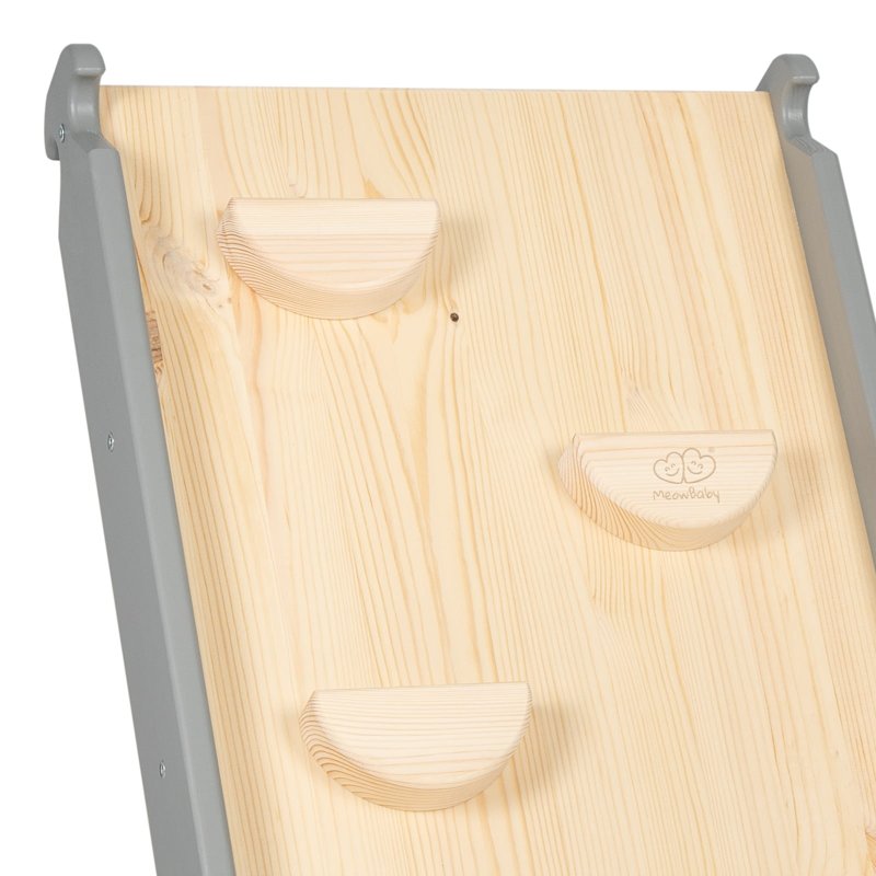 Triangle d'Escalade en Bois Gris