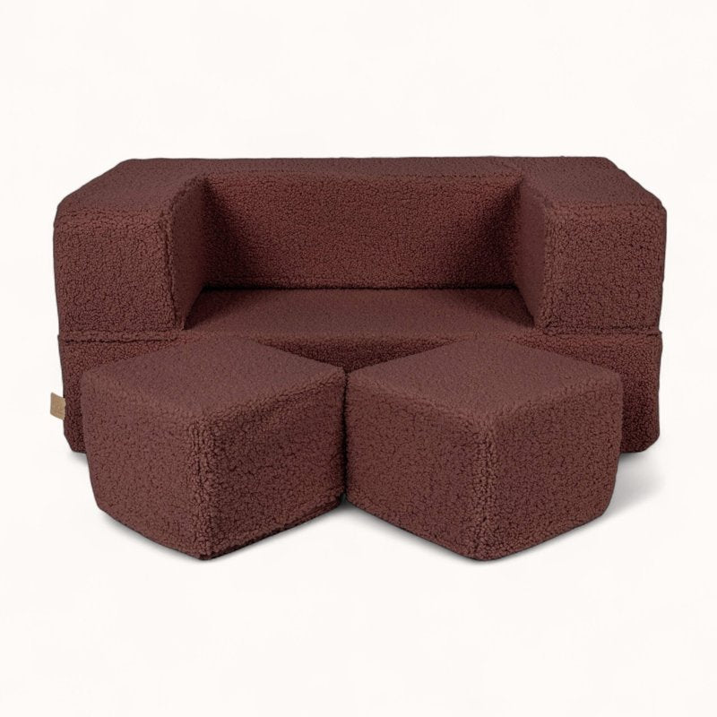 Canapé de Motricité pour Enfant terracotta